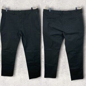 New Mack‎ Weldon Chino Dress Pants Size 36 by 32 Asphalt Grey Technical Modern
